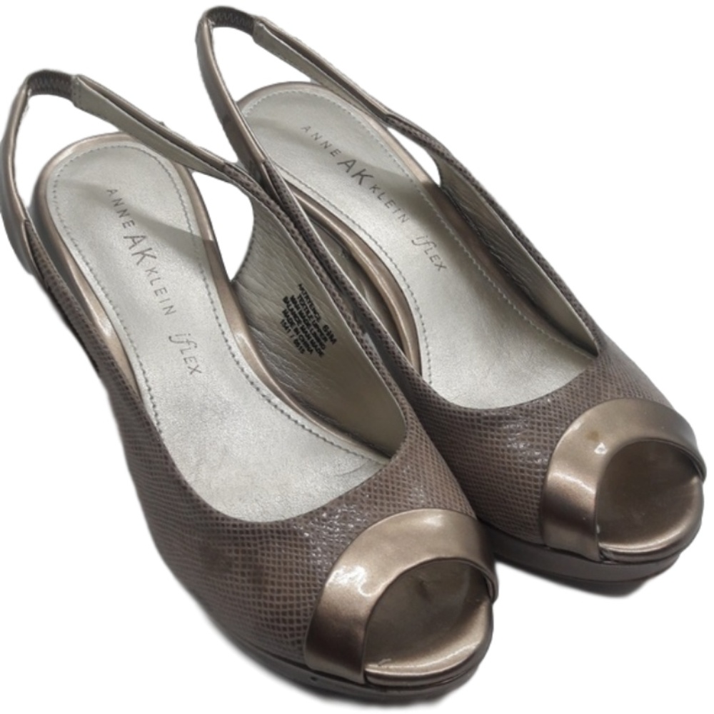 Anne Klein Slingback Peep-toe heels  6.5